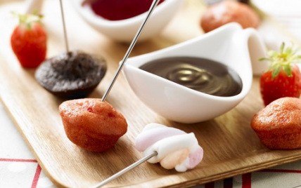 Fondue fraises - chocolat version cocktail