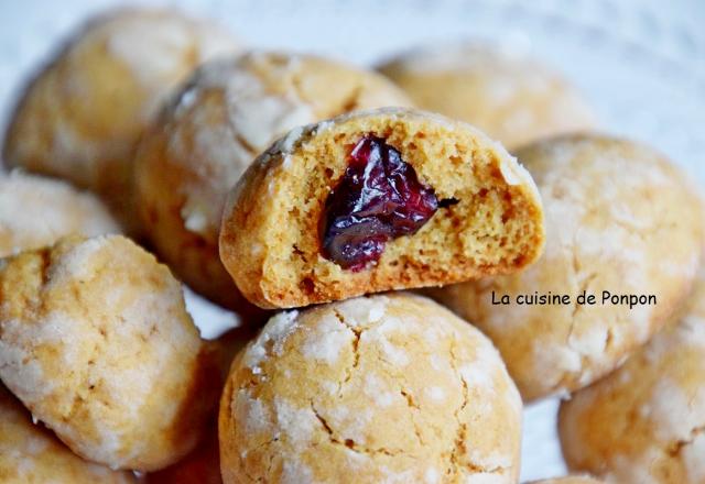 Biscuit à la confiture et miel