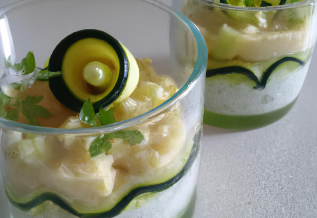 Verrine de courgette