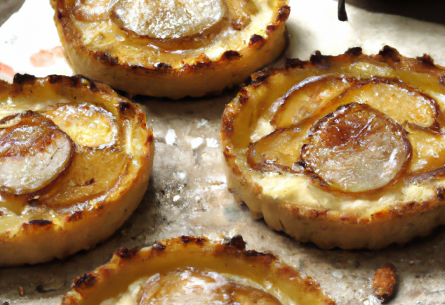 Tartelettes aux poires et amandes     