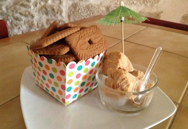 Glace aux spéculoos maison sans sorbetière