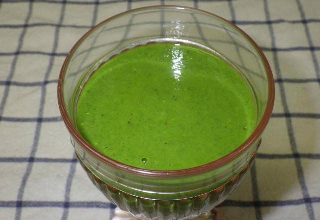 Green smoothie aux épinards