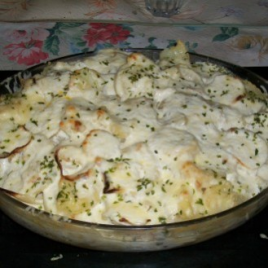 Gratin aux trois viandes et mont-jacob