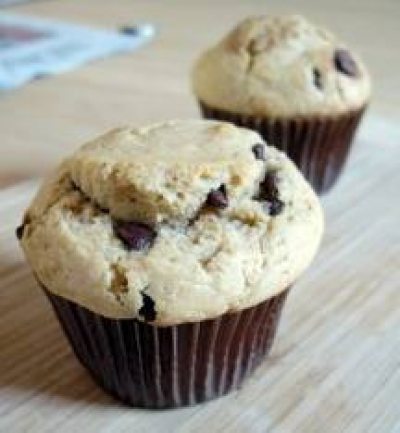 Muffins poires-pépites de chocolat faciles