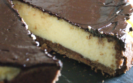 Cheesecake au chocolat blanc