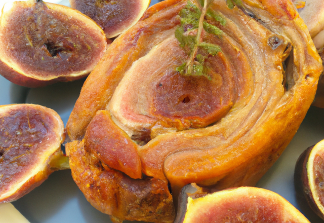 Rôti de porc aux figues