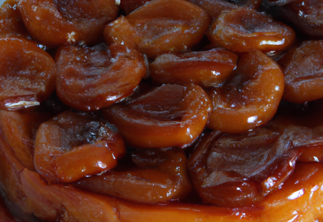 Tarte tatin relevée à la cannelle