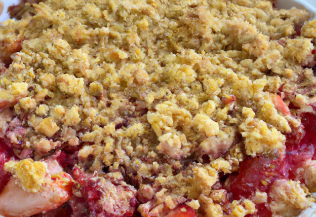 Crumble aux fraises inratable