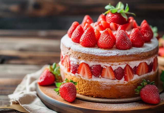 “Voici une recette que vous allez adorer vous aussi j’espère !” : Christophe Michalak partage sa recette ultra gourmande de fraisier !