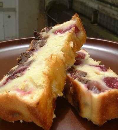 Clafoutis aux cerises et pépites de chocolat