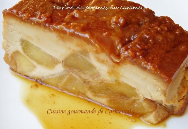 Terrine de pommes au caramel