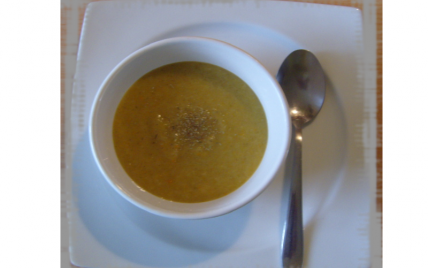 Soupe aux poireaux et aux carottes