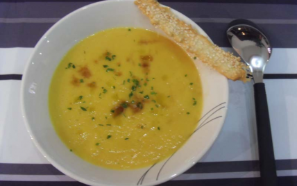 Velouté de carotte, orange et gingembre