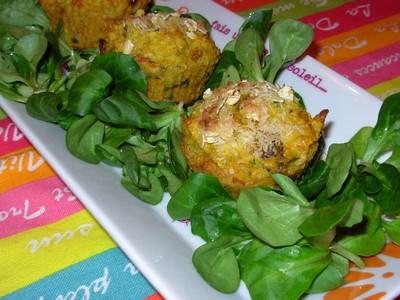 Muffins au lait de coco, carottes et épices