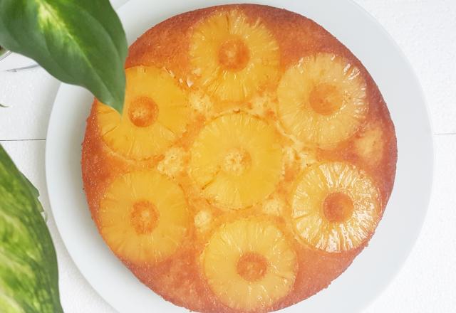 Gâteau renversé à l'ananas façon antillaise