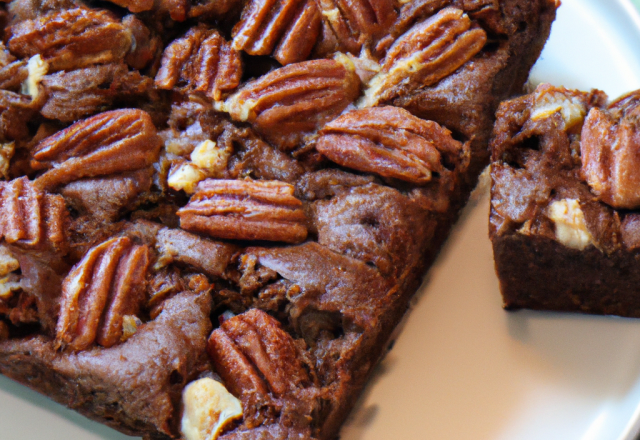 Brownie craquant aux noix de pécan