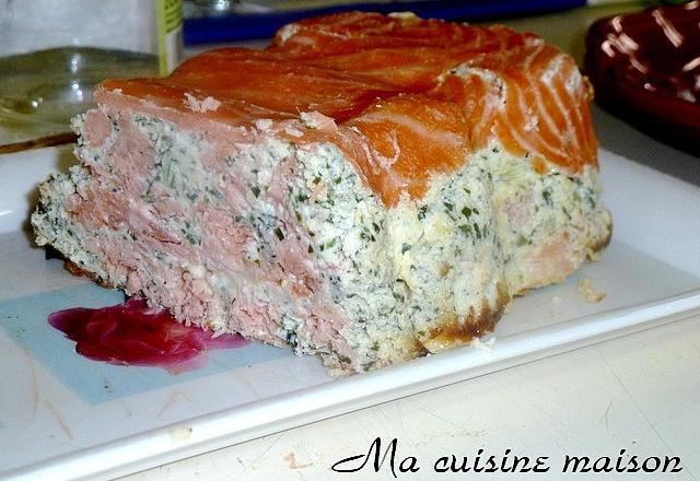 Terrine de saumon aux herbes