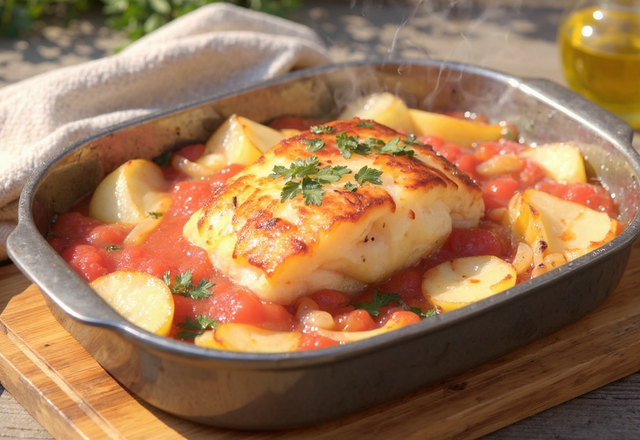 Recette Morue au four à la portugaise - 750g.com
