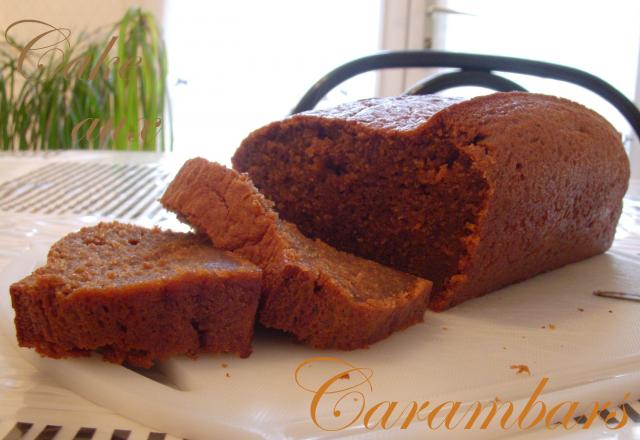 Cake aux carambars chocolaté