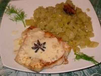 Filet de poisson saveur anisée