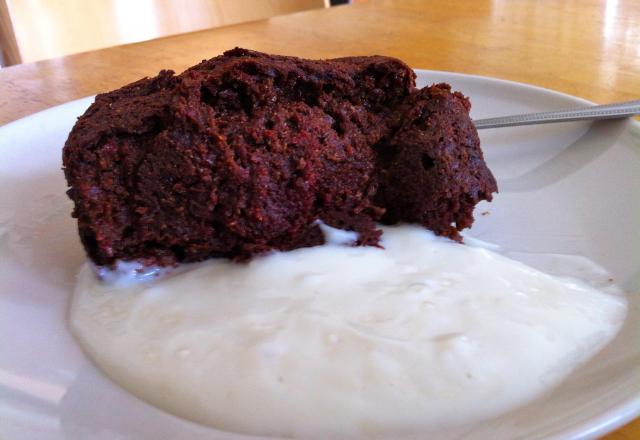 Gâteau à la betterave et au lait