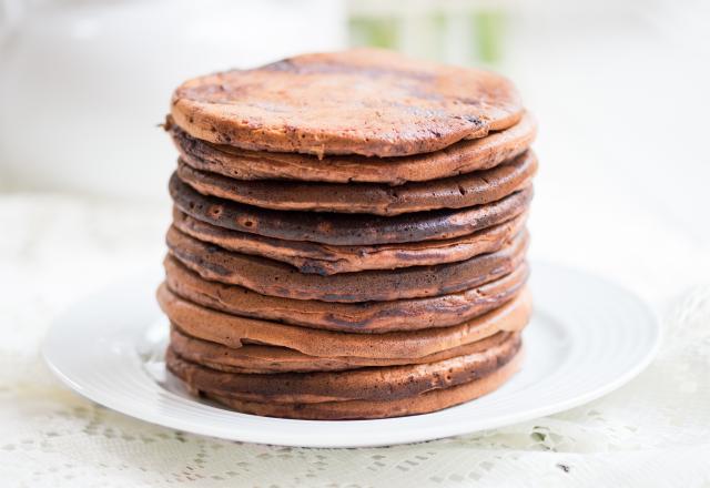 Pancakes au chocolat