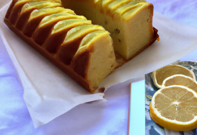 Stripe cake au citron