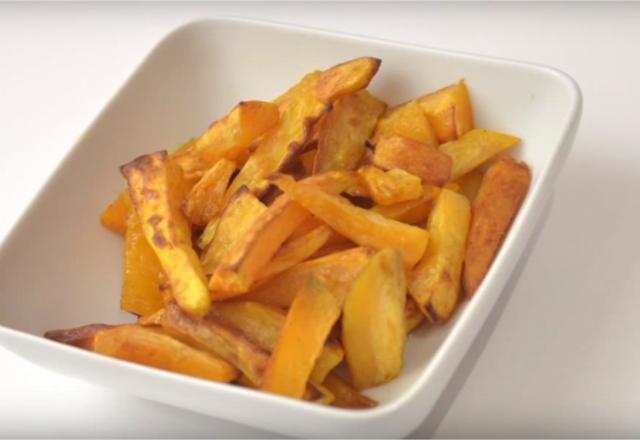 Frites de patates douces au micro-ondes