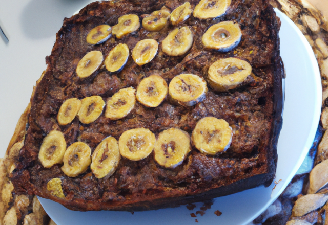 Gâteau banane nutella