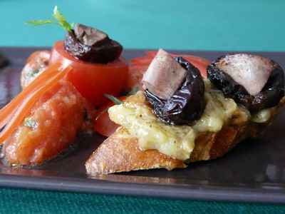 Tomaluxe: Caviar, foie, truffe et tomate