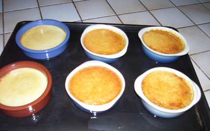 Crème brulée aux pistaches