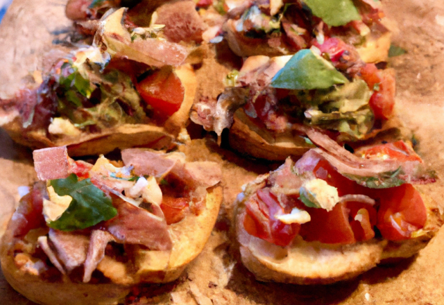 Bruschetta brebis