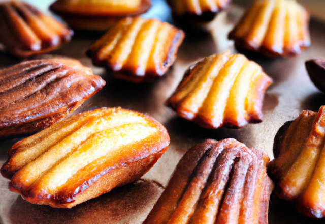 Madeleines au pralin