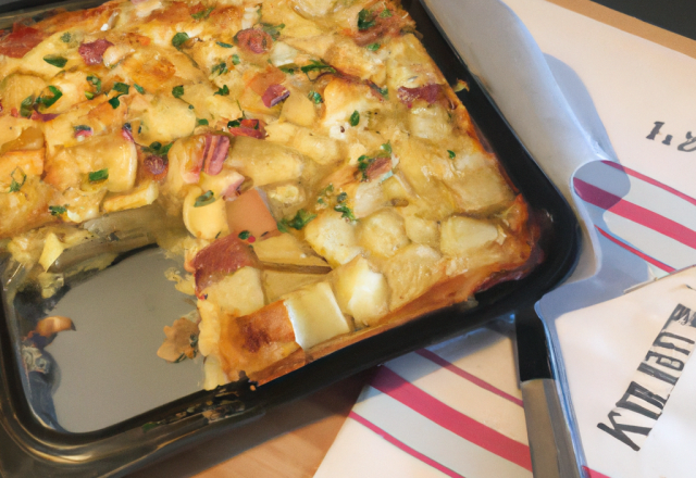 Tourte façon tartiflette