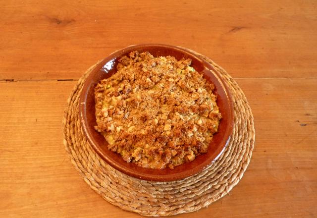 Crumble de poissons aux épices