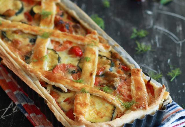 Tarte de légumes sans gluten