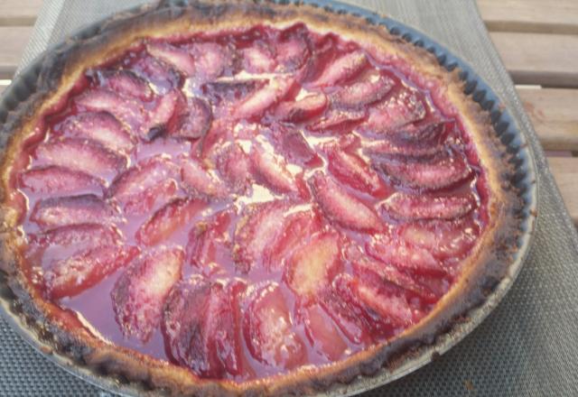 Tarte aux pêches facile