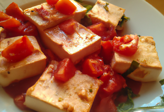 Tofu à la tomate