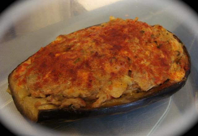 Aubergines farcies à la cubaine