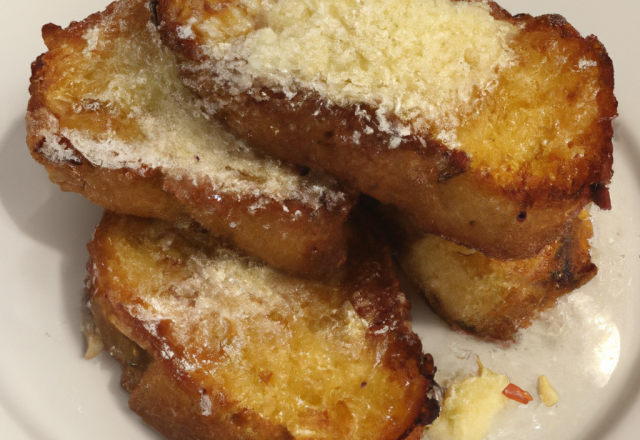 Pain perdu au parmesan