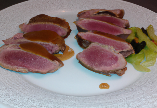 Magret de canard au chouchen