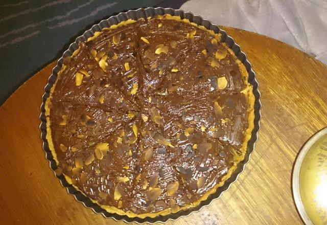 Tarte aux bananes et au chocolat