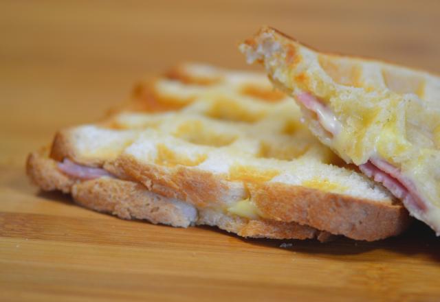 Croque-monsieur gaufre