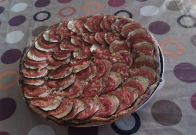 Tarte courgette tomate