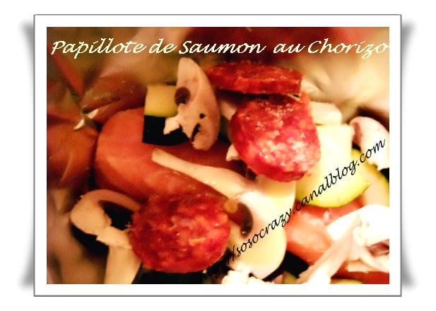 Papillote de Saumon au Chorizo