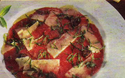 Carpaccio au parmesan