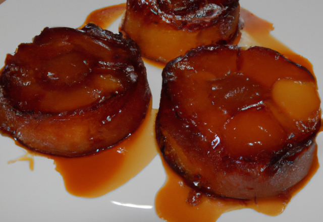 Tatin de navets au miel maison