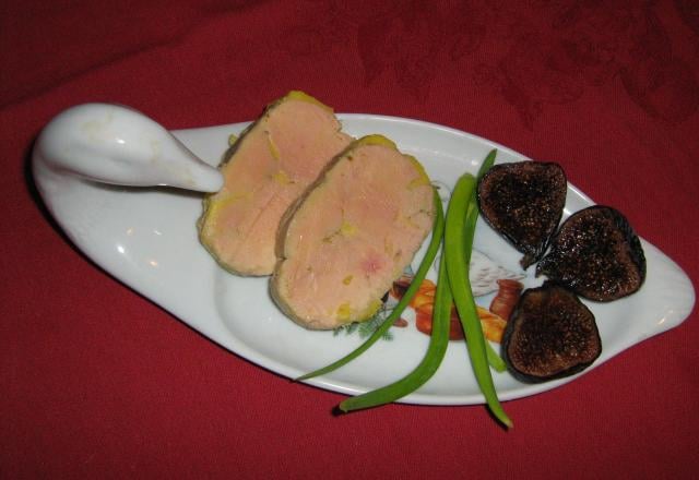 Foie gras de canard à la vapeur