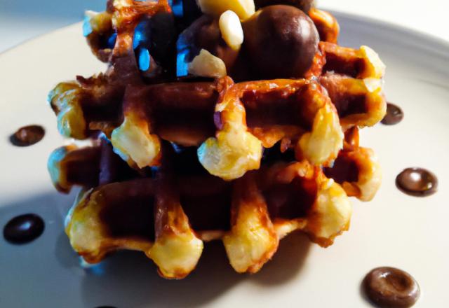 Le faux praliné gaufré à la noix de coco