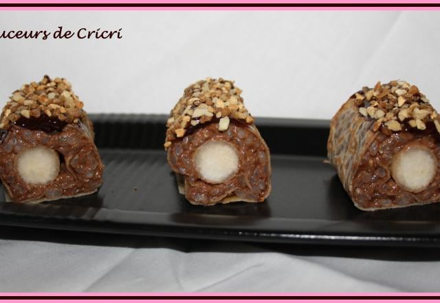 Maki poire chocolat